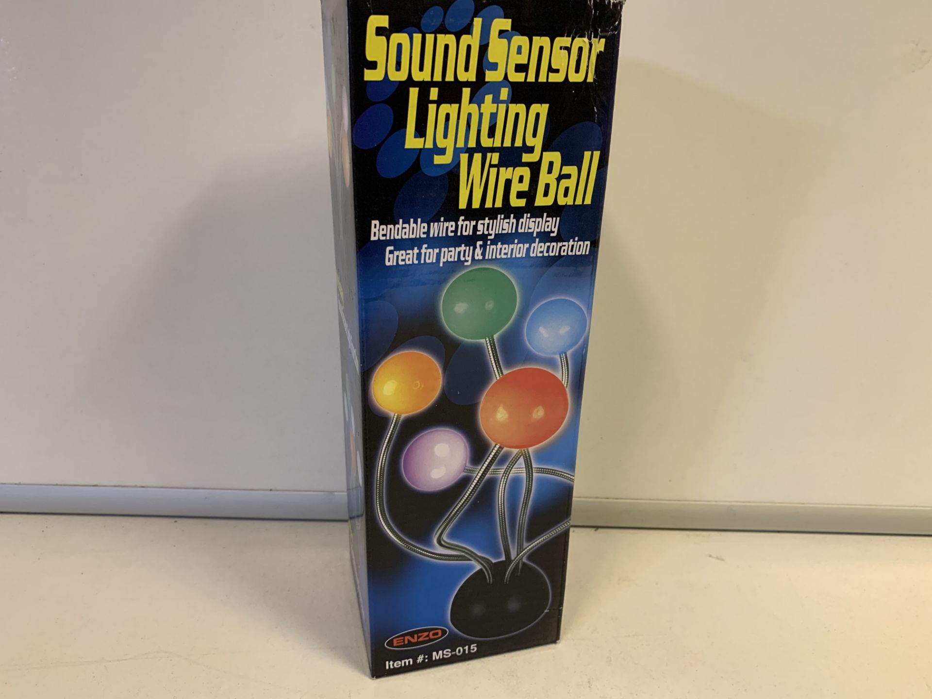 20 x NEW BOXED SOUND SENSOR WIRE BALL LIGHTS. RRP £11 EACH