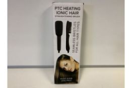 8 X BRAND NEW PTC HEATING IONIC STRAIGHTENING BRUSHES