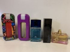 5 X VARIOUS BRANDED TESTER PERFUMES (706/30)