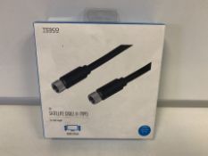 48 X BRAND NEW TESCO 5M SATELITE CABLES (898/30)