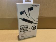 11 X BRAND NEW ITEMPO STYLISH DESIGN WIRELESS SOUND BLUETOOTH EARPHONES