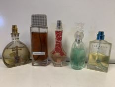 5 X VARIOUS BRANDED TESTER PERFUMES (714/30)