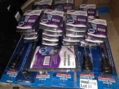 34 PIECE MIXED LOT INCLUDING ANTI FREEZE TESTERS BACK SUPPORTS ETC