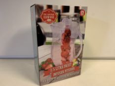 8 x NEW BOXED THE VINTAGE COMPANY 2.5L FRUIT INFUSER PITCHERS