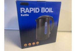 6 X NEW BOXED 1.7L RAPID BOIL ILLUMINATING KETTLES