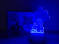 16 X BRAND NEW RETAIL BOXED TOY STORY 4 BUZZ LIGHTYEAR COLOUR CHANGING NIGHT LAMPS (TOUCH BASE