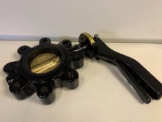 5 X BRAND NEW CRANE GEM BUTTERFLY VALVES F624.PN16