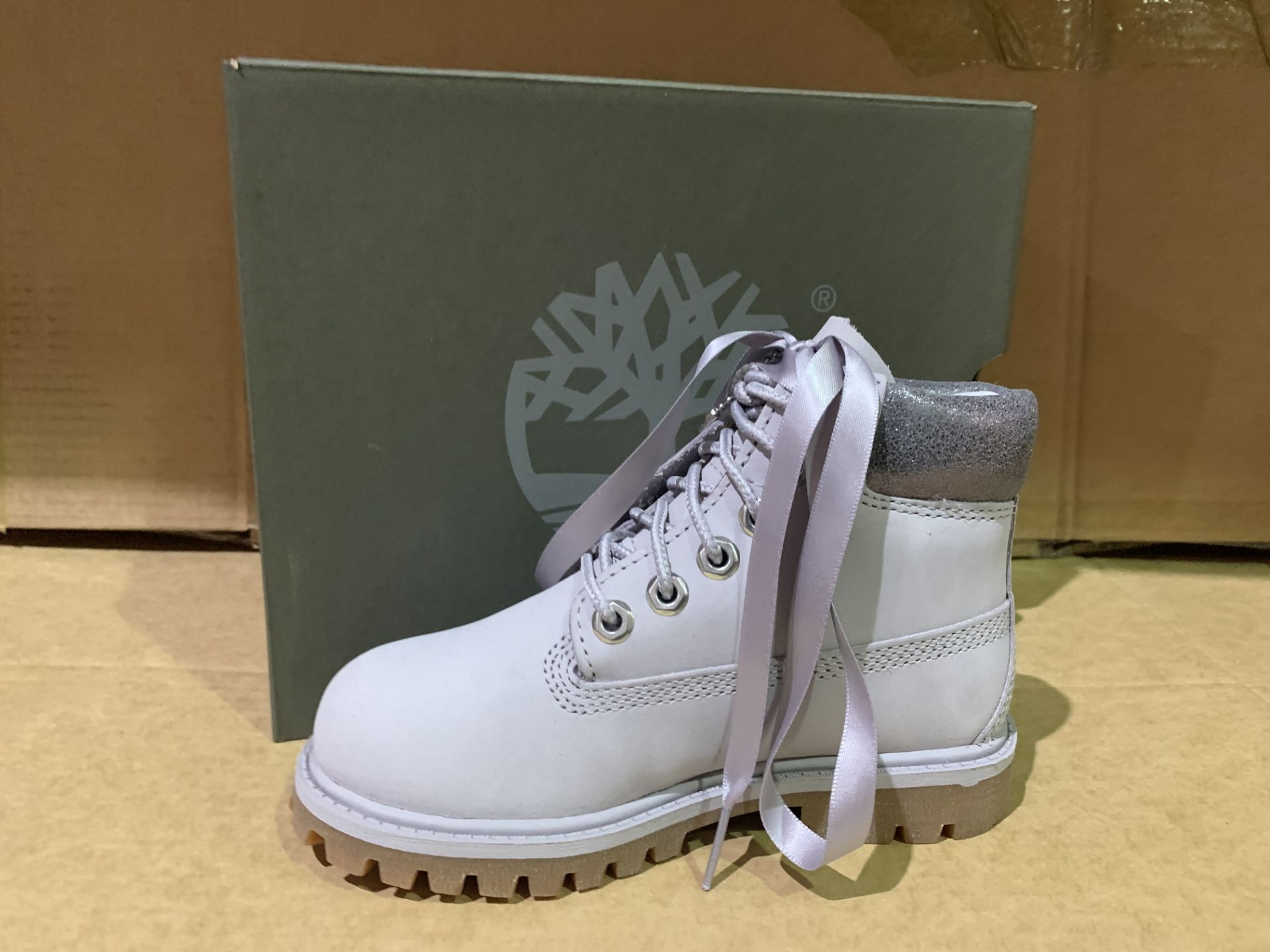 (NO VAT) 3 X BRAND NEW TIMBERLANDS LIGHT GREY NUBUCK BOOT SIZE 10