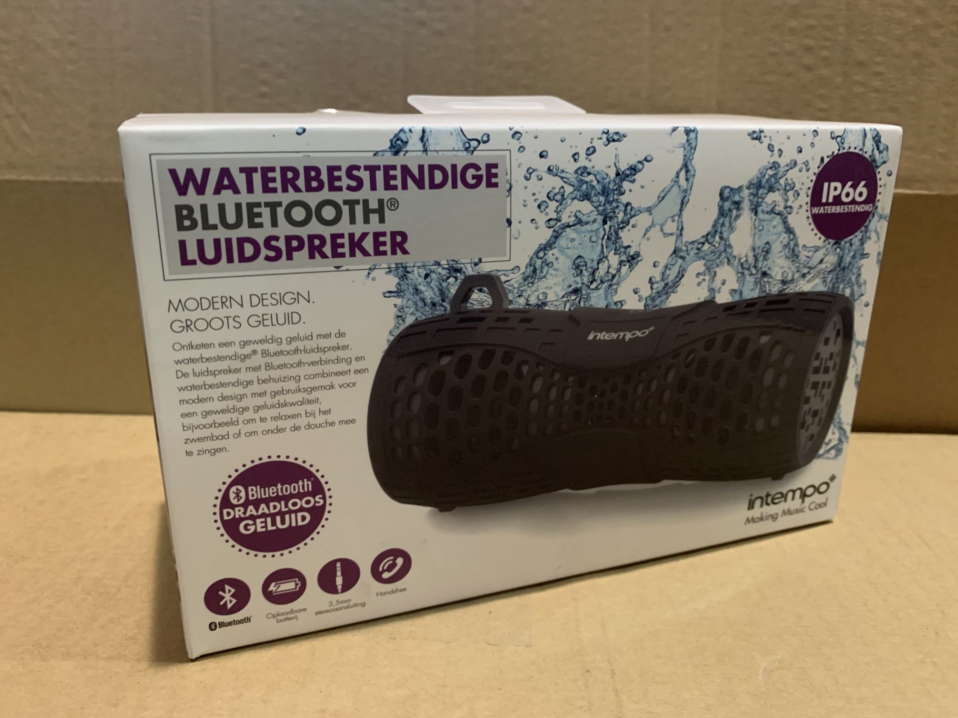 6 X BRAND NEW ITEMPO WATERPROOF BLUETOOTH SPEAKERS