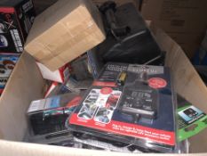 70 PIECE MIXED LOT INCLUDING CAR TO CAR JUMP START, MOBILE PHONE HOLDERS, ELECTRICAL WIRING ETC