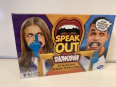 12 X BRAND NEW HASBRO SPEAK OUT SHOWDOWN THE HEAD TO HEAD GAMES (330/30)