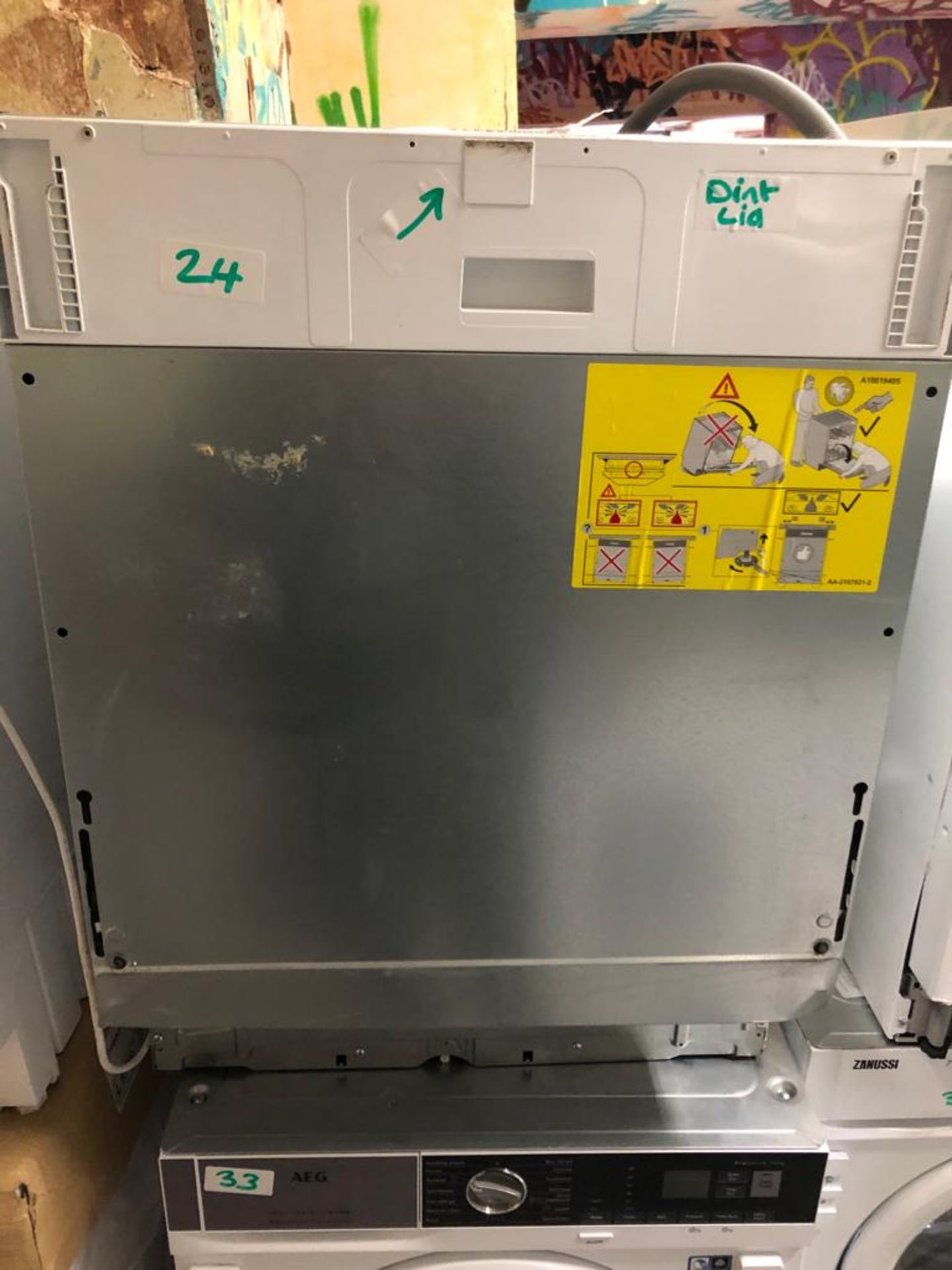 NEW/GRADED AND UNPACKAGED Zanussi, ZDLN1511, Fully Integrated Dishwasher (Mild scuffs to front and
