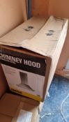NEW/GRADED PACKAGED Zanussi, ZHC60156X, Chimney Cooker Hood (May have slight cosmetic damage.