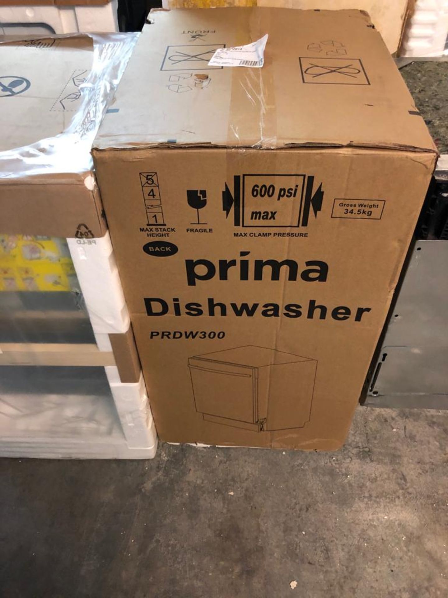 BRAND NEW PACKAGED Prima 45cm Integrated Slimline Dishwasher PRDW300