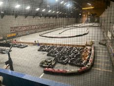 COMPLETE CONTENTS OF GO KART BUSINESS TO INCLUDE 18 LA MAN 270CC LPG GO KARTS, 10 BIZZ CADET 160CC