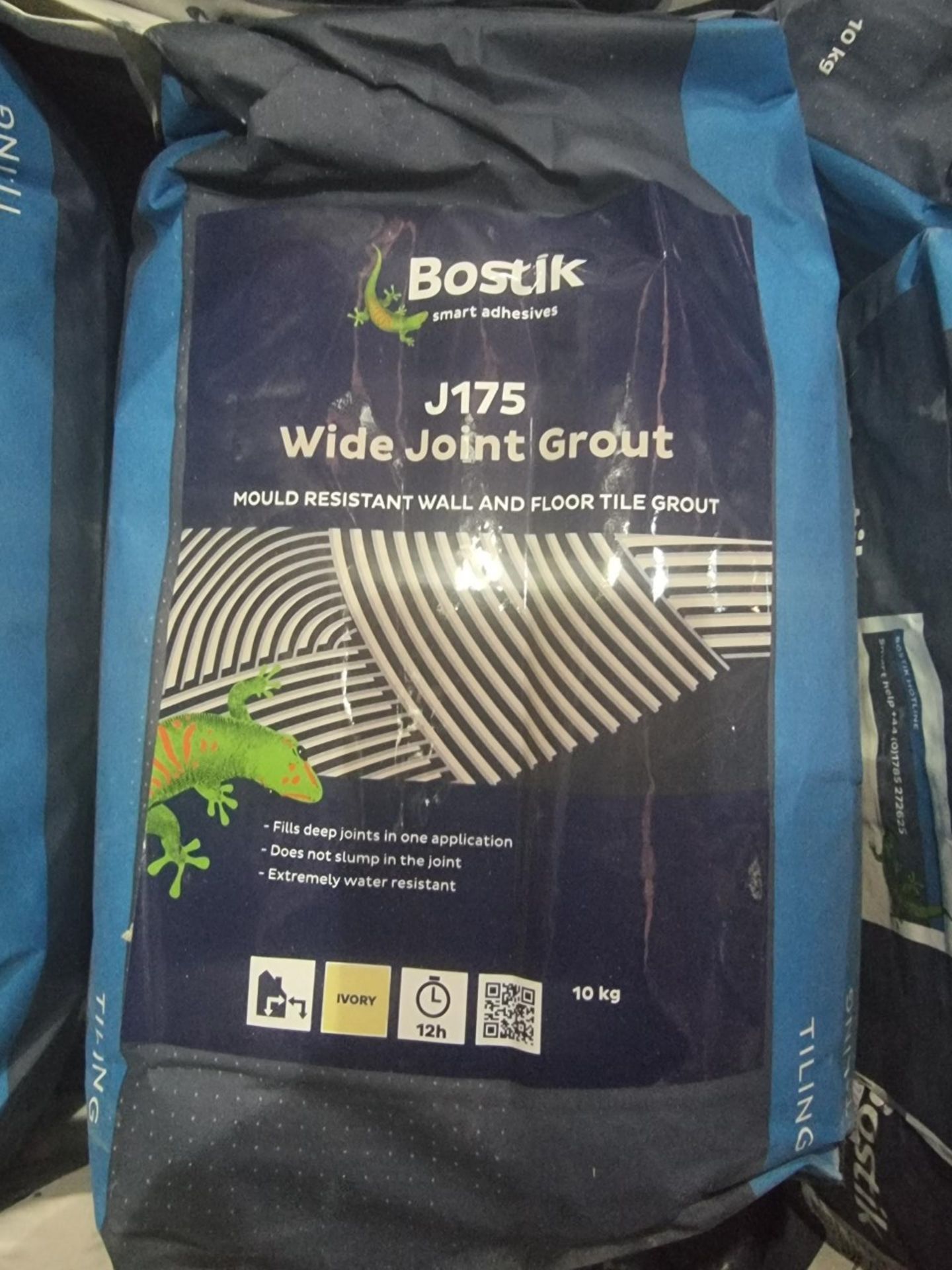(B141) PALLET TO CONTAIN 98 x 10KG BAGS OF BOSTIK J175 WIDE JOINT MOULD RESISTANT WALL AND FLOOR