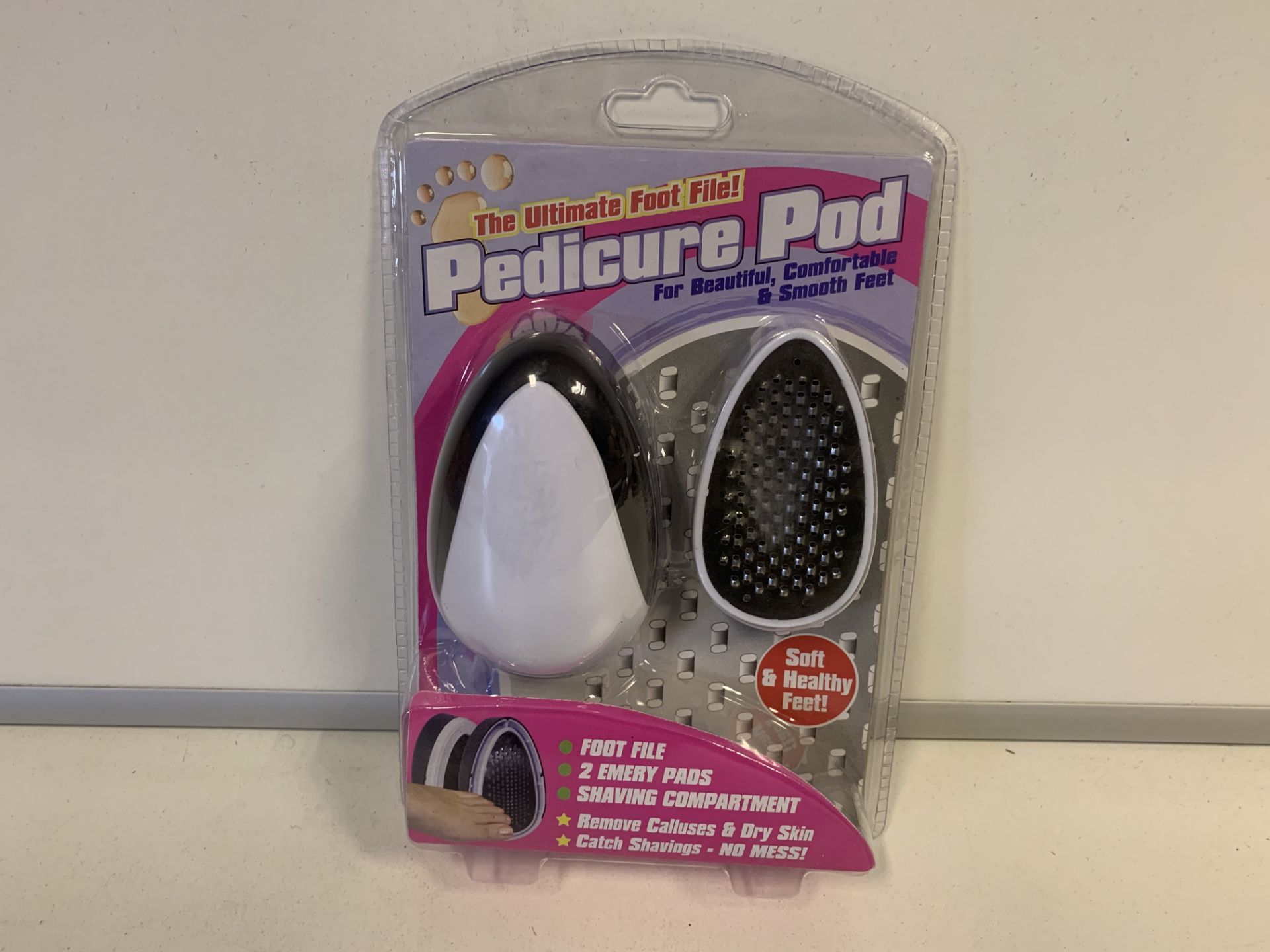 48 x NEW PEDICURE POD. THE ULTIMATE FOOT FILES. RRP £7.99 EACH (1224/30)