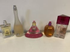 5 X VARIOUS BRANDED TESTER PERFUMES (291/30)