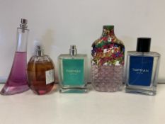 5 X VARIOUS BRANDED TESTER PERFUMES (293/30)