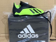 (NO VAT) 2 X NEW BOXED PAIRS OF TANGO ADDIDAS TRAINERS SIZE UK 11 (832/6)