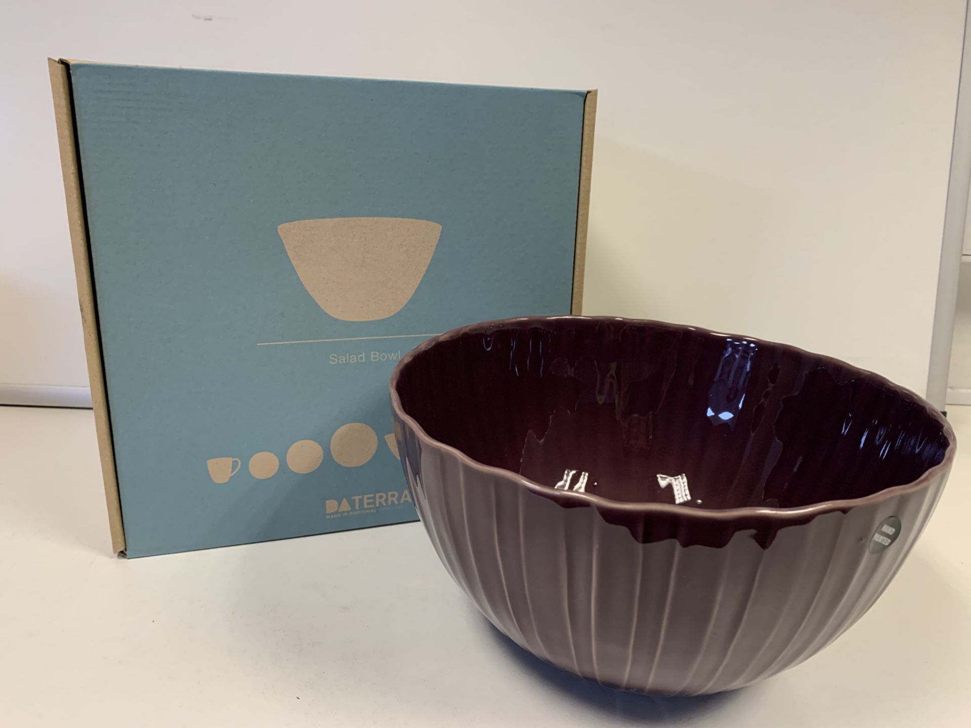 6 X BRAND NEW INDIVIDUALLY RETAIL BOXED DA TERRA DOURO BASTARDO SALAD BOWLS RRP £65 EACH (HAND