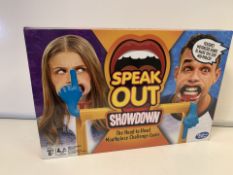 12 X BRAND NEW HASBRO SPEAK OUT SHOWDOWN THE HEAD TO HEAD GAMES (331/30)