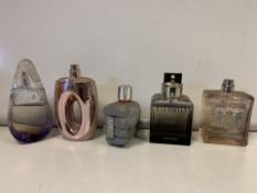 5 X VARIOUS BRANDED TESTER PERFUMES (719/30)