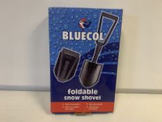 12 x NEW BOXED BLUECOL FOLDABLE SHOVELS (1235/30)