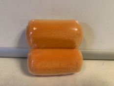 144 X BRAND NEW PACKS OF 2 MINI FOAM ROLLERS 65MM (295/6)