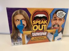 12 X BRAND NEW HASBRO SPEAK OUT SHOWDOWN THE HEAD TO HEAD GAMES (329/30)