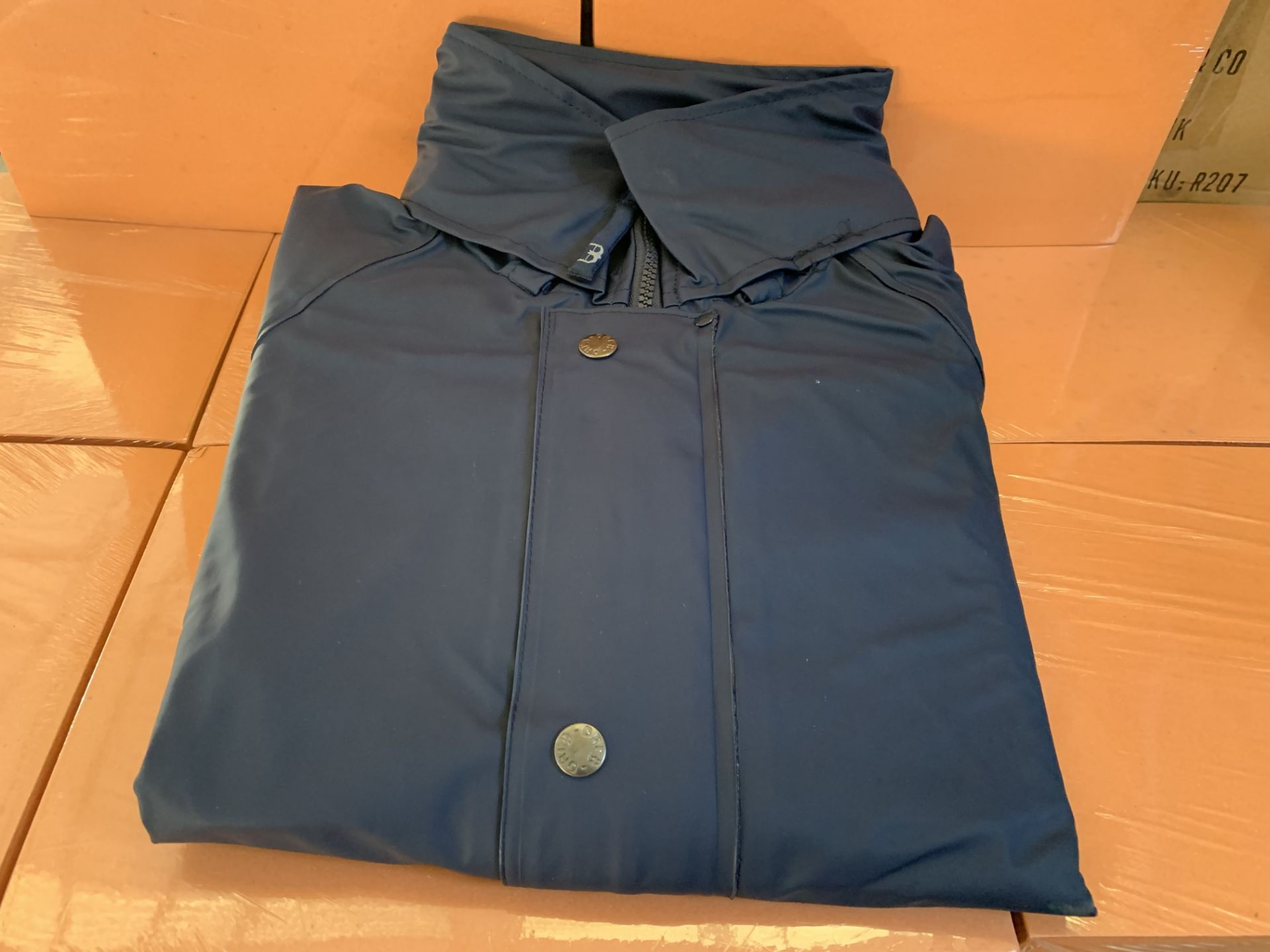 6 X BLACK ALL WEATHER WORK JACKETS SIZES MAY VARY (247/30)