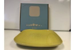 6 X BRAND NEW INDIVIUALLY RETAIL PACKAGED DA TERRA LIMONCELLO PLATTER PLATES RRP £45 EACH PIECE (