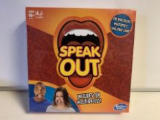 12 X BRAND NEW HASBRO SPEAK OUT GAMES (1317/6)
