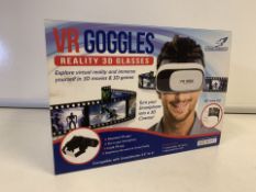 20 x NEW BOXED FALCON VR GOGGLES. REALITY 3D GLASSES (1219/30)