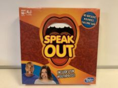 12 X BRAND NEW HASBRO SPEAK OUT GAMES (1321/6)