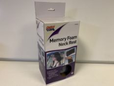 48 X BRAND NEW AUTOCARE MEMORY FOAM NECK RESTS IN 2 BOXES (876/30)