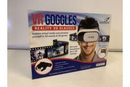 20 x NEW BOXED FALCON VR GOGGLES. REALITY 3D GLASSES (1460/6)