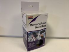48 X BRAND NEW AUTOCARE MEMORY FOAM NECK RESTS IN 2 BOXES (875/30)