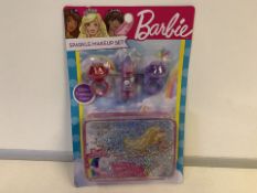 60 X BRAND NEW BARBIE DREAMTOPIA SPARKLE MAKEUP SETS IN 5 BOXES (1046/6)