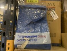 13 X BRAND NEW CO-OPERATIVE CLOTHING MID BLUE SHIRTS SIZE 20/22 (1192/30)