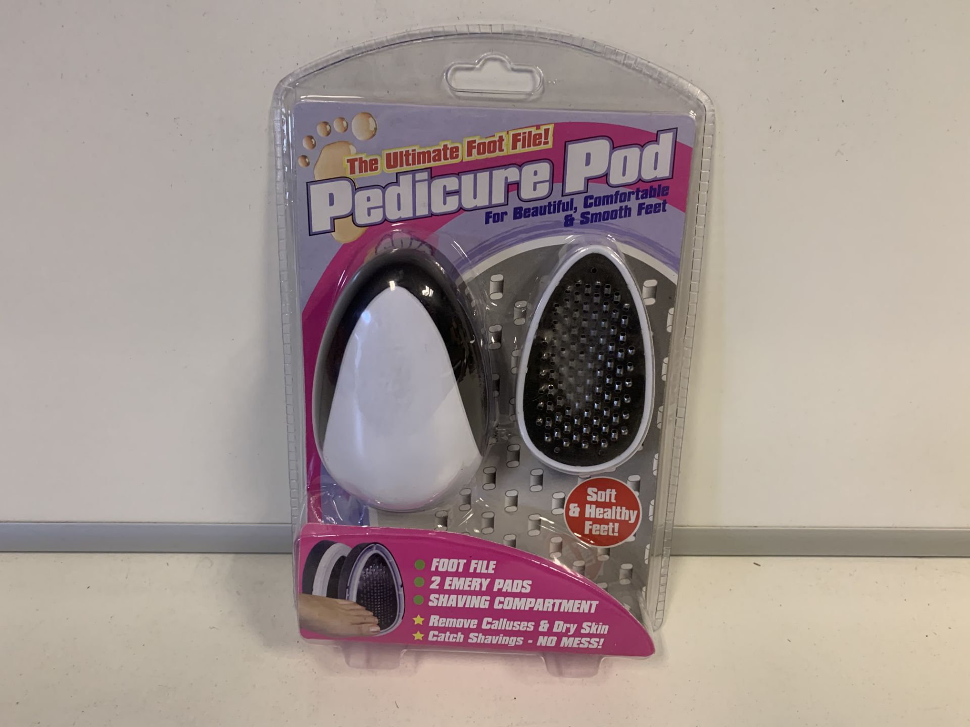 48 x NEW PEDICURE POD. THE ULTIMATE FOOT FILES. RRP £7.99 EACH (1221/30)