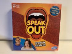 12 X BRAND NEW HASBRO SPEAK OUT GAMES (1318/6)