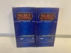 60 X BRAND NEW PACKS OF 12 SECRET WATERS SUPER COMBINATION MIXED EXPERIENCES CONDOMS (1104/30)