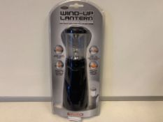 3 X NEW SEALED ENZO WIND UP LANTERNS WITH BUILT IN RECHARGABLE BATTERIES (3/26)