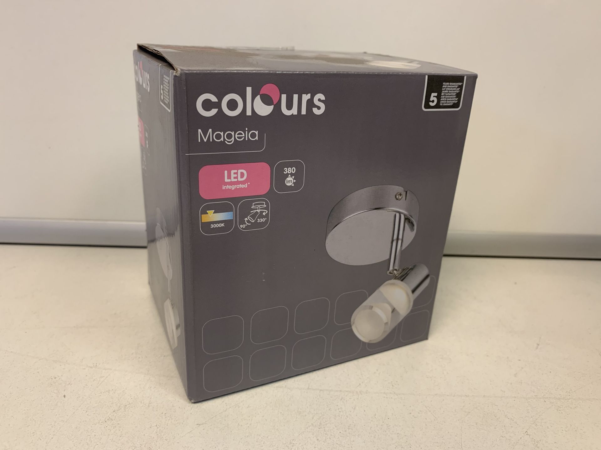 4 X NEW BOXED COLOURS MAGEIA LED SPOTLIGHTS (20/26)