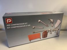 NEW BOXED PP 5 PIECE AIR COMPRESSOR KIT (508/28)