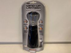 3 X NEW SEALED ENZO WIND UP LANTERNS WITH BUILT IN RECHARGABLE BATTERIES (2/26)