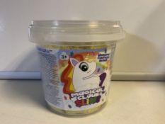 8 x NEW SEALED MAGICAL UNICORN SLIME TUBS 800G EACH TUB (188/28)