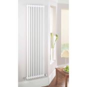 (5) 2-COLUMN VERTICAL RADIATOR 2000 X 398MM WHITE 3767BTU. The Classic vertical radiators from Acova