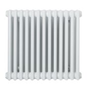 (21) 3-COLUMN HORIZONTAL RADIATOR 600 X 628MM WHITE 2701BTU. Acova Classic steel column radiators